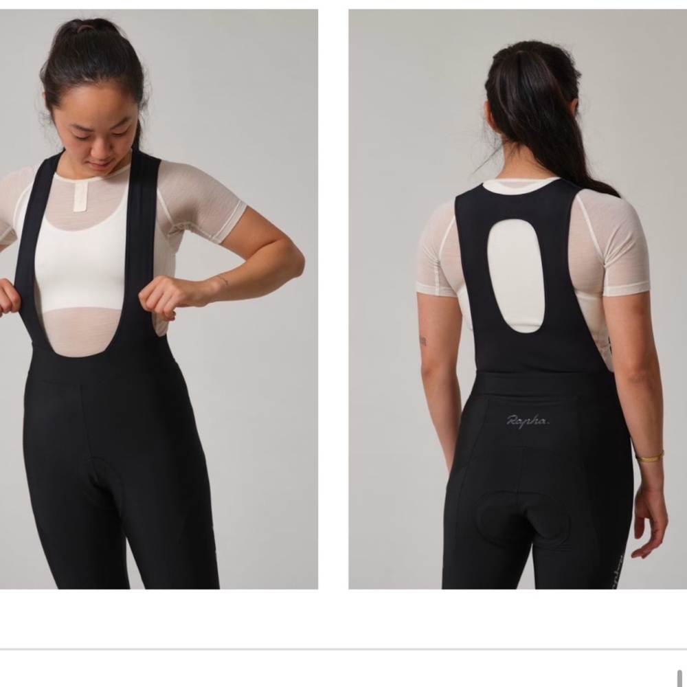 Rapha Black Bib Ridding Shorts Romper Size Large